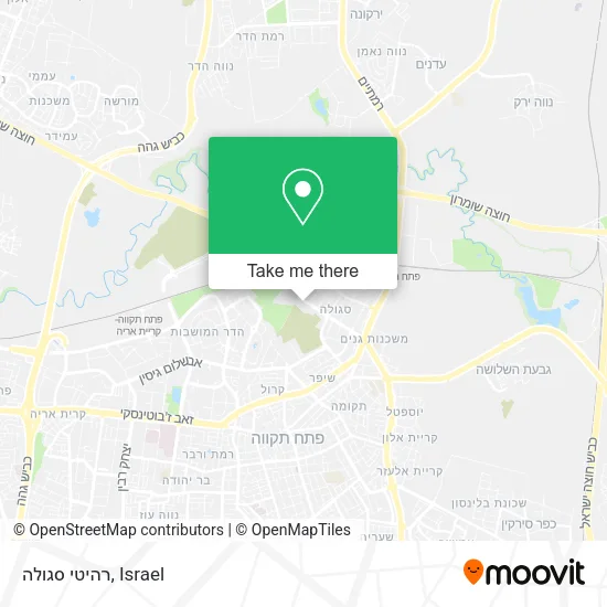 Карта רהיטי סגולה