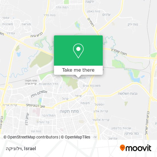 וילוניקה map