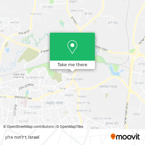 דלתות אלון map