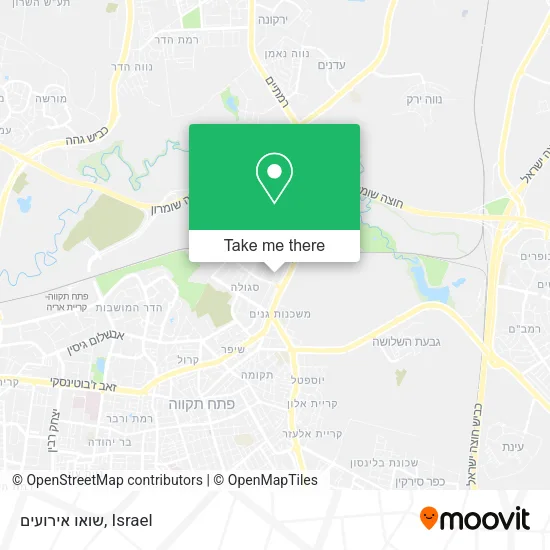 Карта שואו אירועים