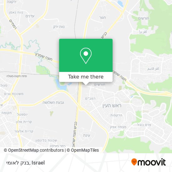 בנק לאומי map