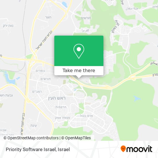 Priority Software Israel map