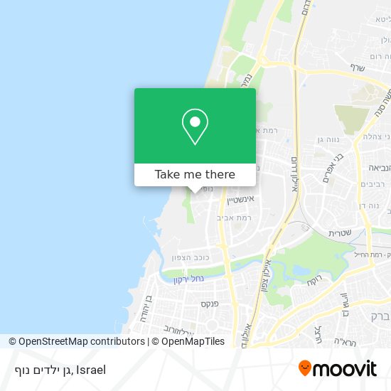 גן ילדים נוף map