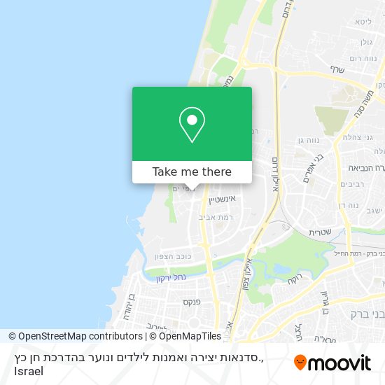 סדנאות יצירה ואמנות לילדים ונוער בהדרכת חן כץ. map