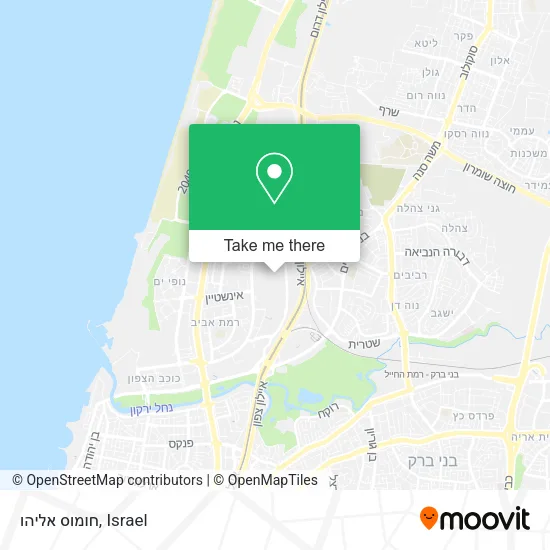 חומוס אליהו map