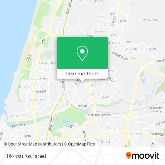 שלונסקי 16 map
