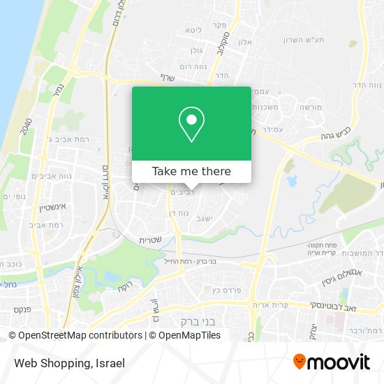 Web Shopping map