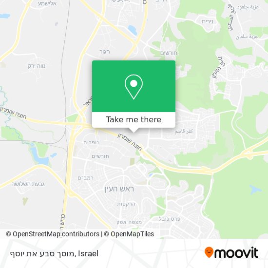 מוסך סבע את יוסף map