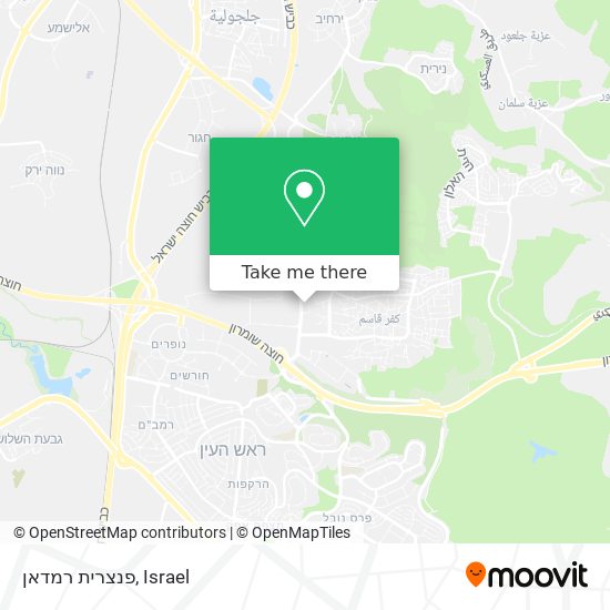 פנצרית רמדאן map