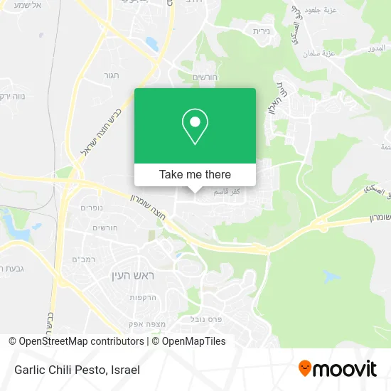 Карта Garlic Chili Pesto