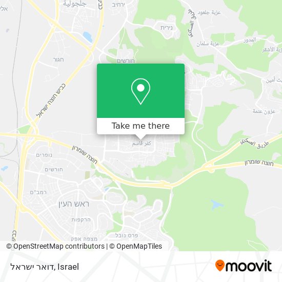 דואר ישראל map