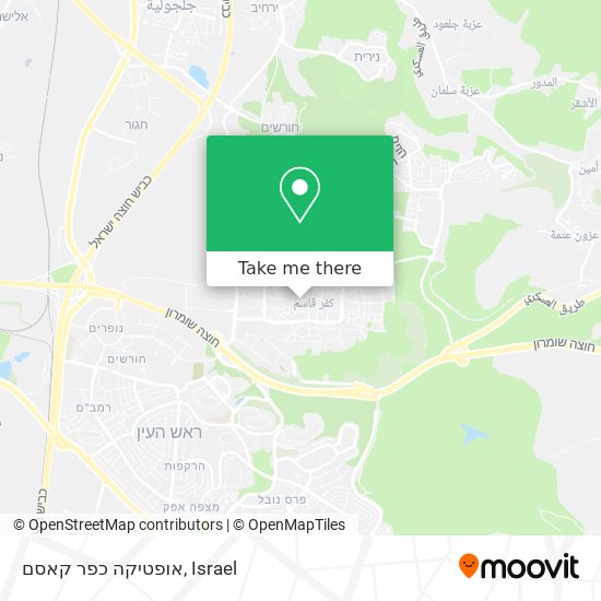 אופטיקה כפר קאסם map