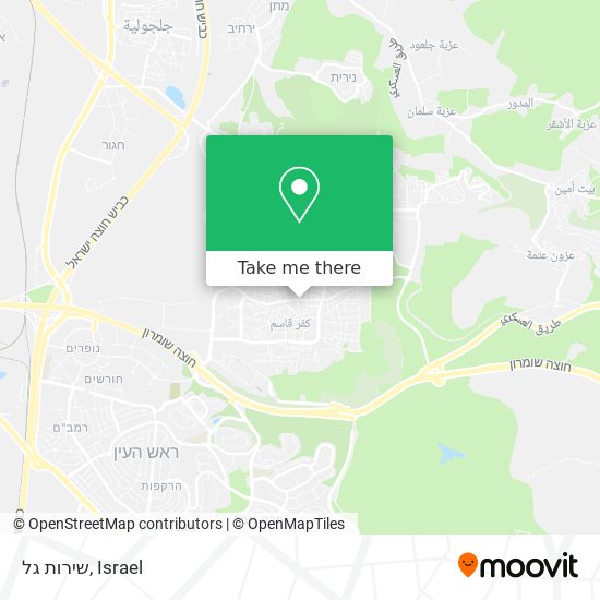 שירות גל map