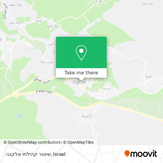 שיטור קהילתי אלקנה map