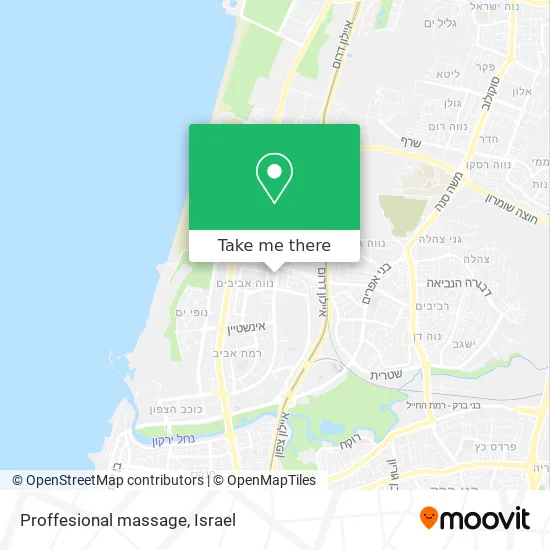 Карта Proffesional massage