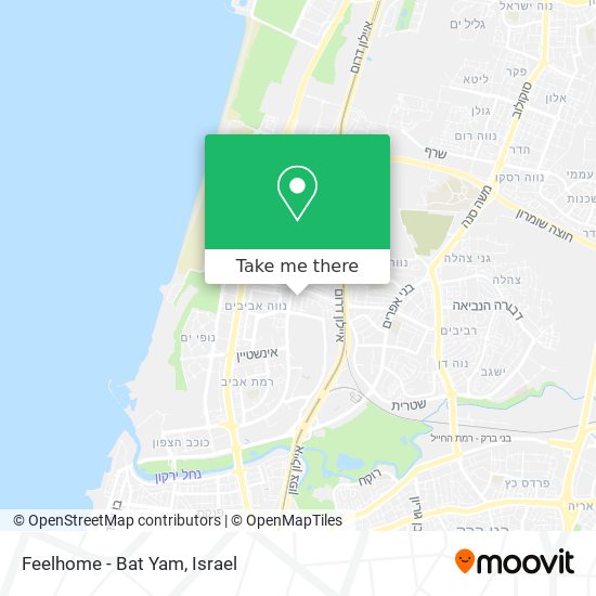 Feelhome - Bat Yam map