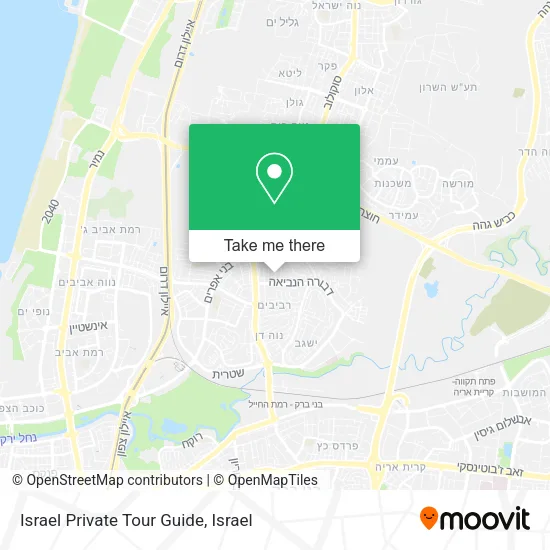 Карта Israel Private Tour Guide