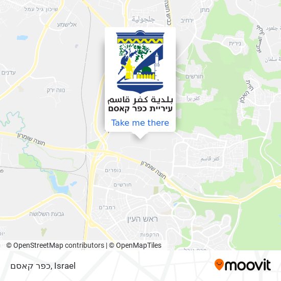 כפר קאסם map