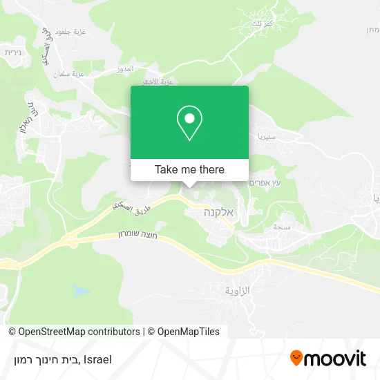 Карта בית חינוך רמון