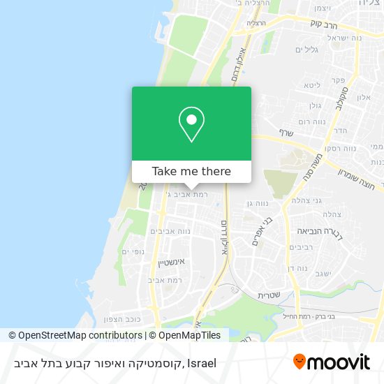 קוסמטיקה ואיפור קבוע בתל אביב map