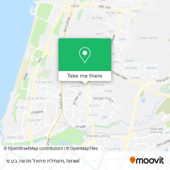 משתלת פתאל מנשה בע מ map