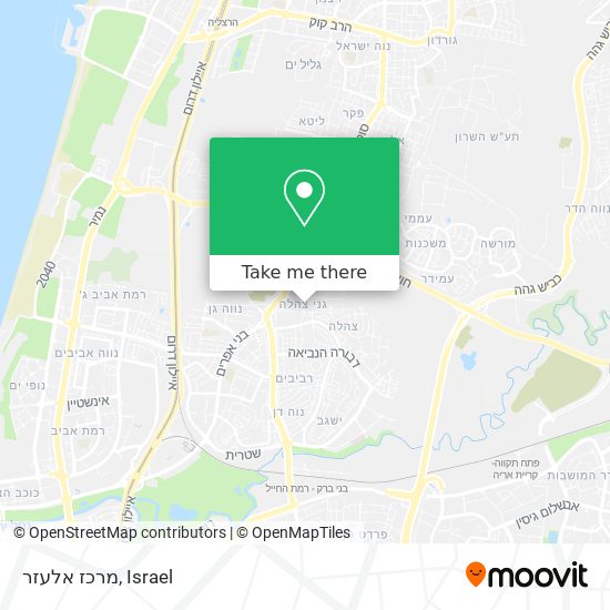 מרכז אלעזר map