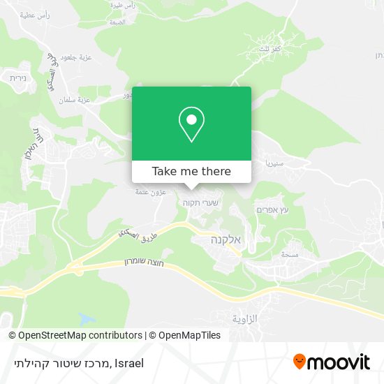 מרכז שיטור קהילתי map