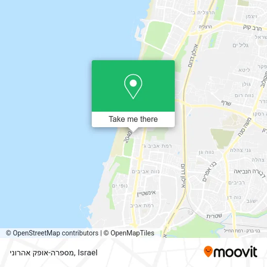 Карта מספרה-אופק אהרוני