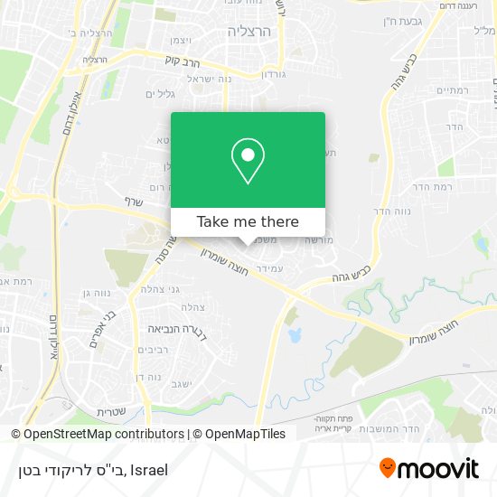 בי''ס לריקודי בטן map