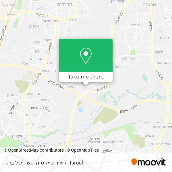 דייויד קייקס-הרגשה של בית. map