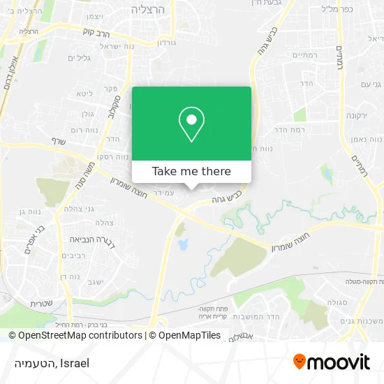 Карта הטעמיה