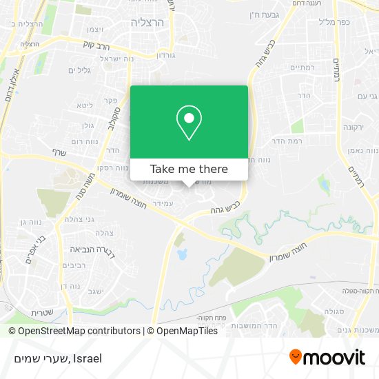 שערי שמים map