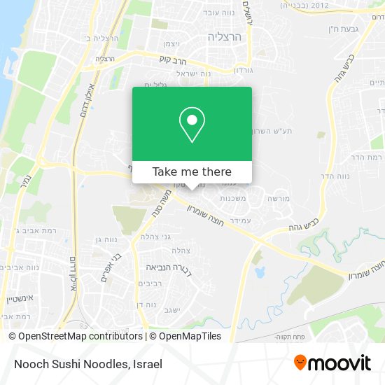 Nooch Sushi Noodles map