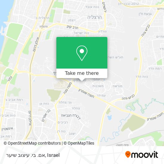 אם. בי. עיצוב שיער map