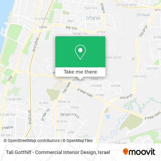 Карта Tali Gotthilf - Commercial Interior Design
