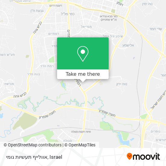 אוולייף תעשיות גומי map