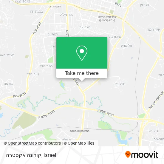 Карта קורונה אקסטרה