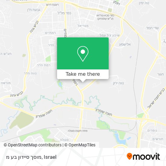 מוסך סיידון בע מ map