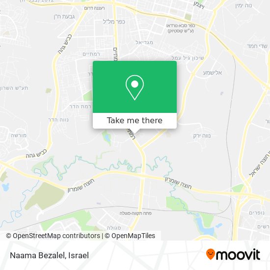 Карта Naama Bezalel