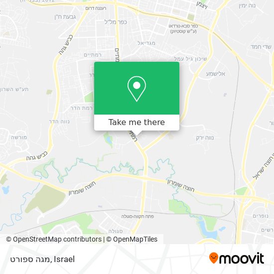 מגה ספורט map