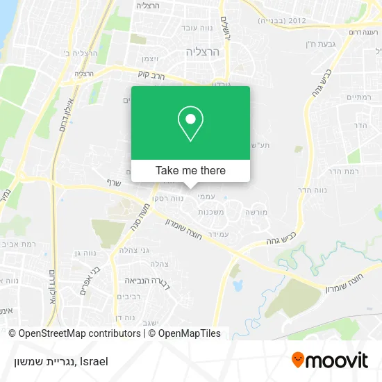 Карта נגריית שמשון