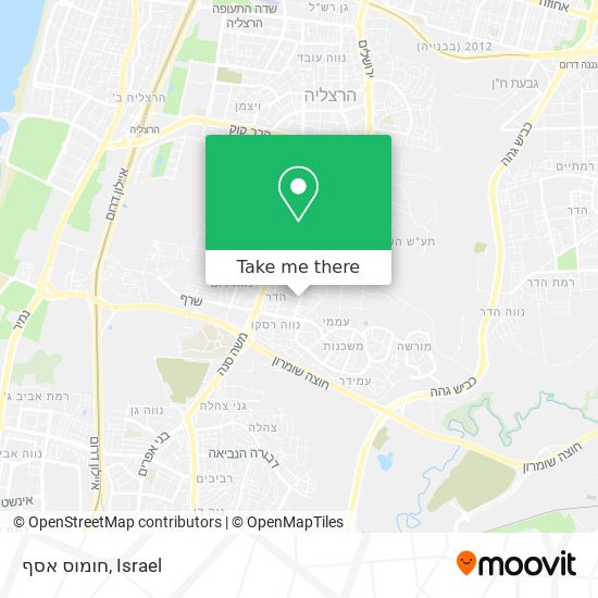 חומוס אסף map