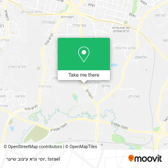 Карта יוסי וגיא עיצוב שיער