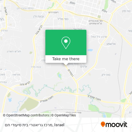 מרכז גריאטרי בית סיעודי חם map