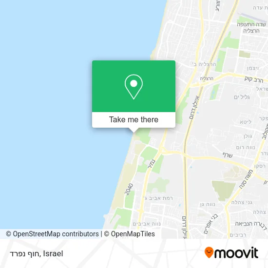 Карта חוף נפרד
