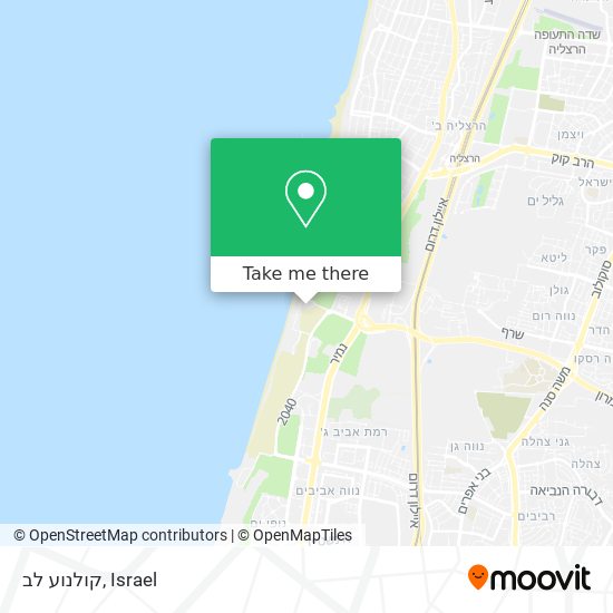 קולנוע לב map