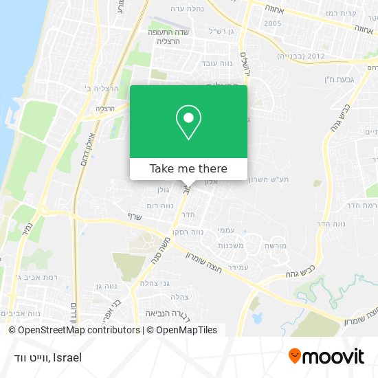 ווייט ווד map
