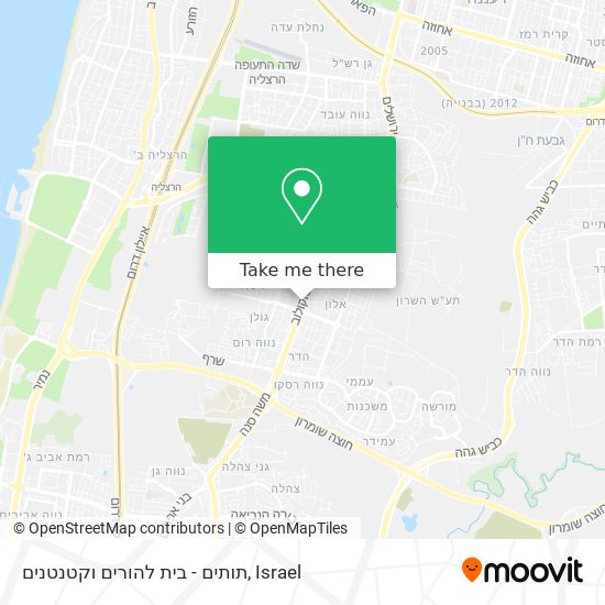 תותים - בית להורים וקטנטנים map