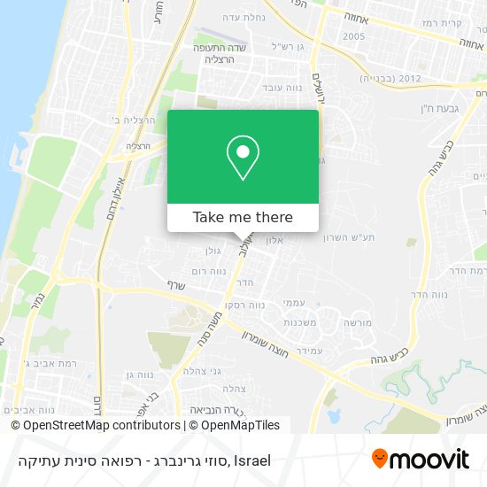 סוזי גרינברג - רפואה סינית עתיקה map