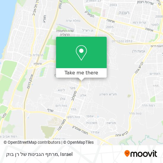 מרתף הגבינות של רן בוק map